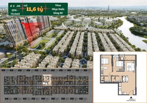 hàng hiếm 2pn tháp b tại lumiere midtown tầng cao nhìn sông rạch chiếc