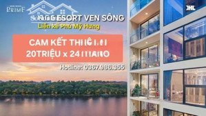 căn hộ ven sông - lk phú mỹ hưng - ngay khu làng đại học - cam kết thuê 20 triệu x 24 tháng