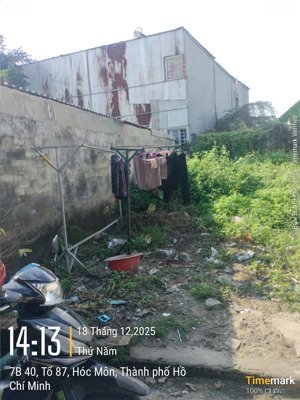 bán đất 73.4m2 tại nguyễn thị ngâu, thới tam thôn, hóc môn, 2,4 tỷ