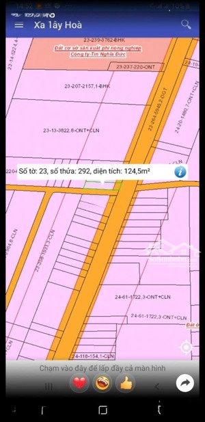 bán đất đẹp tại đường suối dinh, xã tây hòa, trảng bom, đồng nai, 2 tỷ, 124.5m2