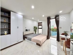 khai trương căn hộ studio siêu đẹp ban công máy giặt riêng tại lê quang định gần chợ bà chiểu