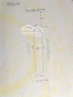 mặt đường đà nẵng - 137m2 - ngang 4,9m - nhà cấp 4 - vỉa hè rộng - giá ib