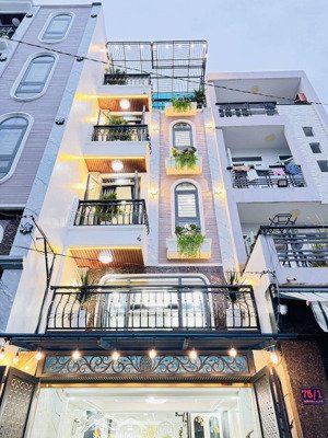 nhà 4 lầu mới 100% hxh 1 trục nguyễn tư giản, p.12, gò vấp, 52m2 nhỉnh 7 tỷ