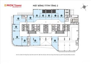 cho thuê và bán khối đế sàn văn phòng rox tower, 136 hồ tùng mậu