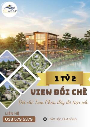 200m2 view đồi chè Tâm Châu giá chỉ 1 tỷ 2
