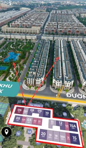  HÀNG HIẾM – DUY NHẤT 1 CĂN TẠI SPARK 2 1N - TẦNG TRUNG - VIEW PHÁO HOA – BIỂN HỒ – BIỆT THỰ 