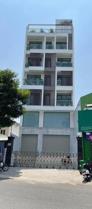 bán toà nhà 8 tầng mặt tiền trần thị cờ, p.thới an, quận 12, có thang máy, 8mx30m hậu 9m, 36.950 tỷ