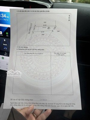 chính chủ bán nhanh 105.7m2 đất tại xã tu vũ, thanh thủy, phú thọ, giá cực chất 490 triệu