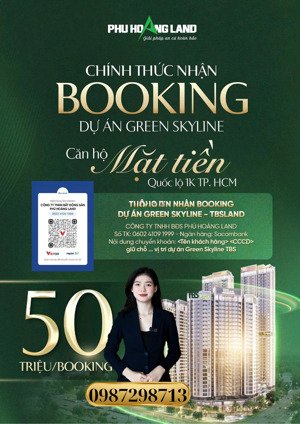 chính thức nhận booking green skyline