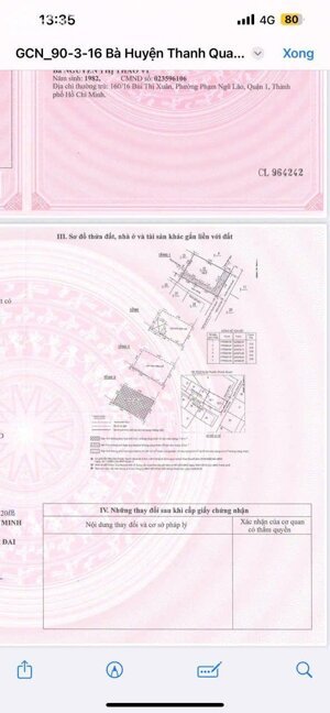 Bán nhà 88/79/9 Bà Huyện Thanh Quan F9 Q3