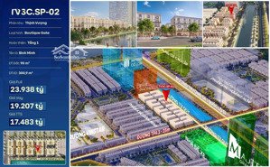 áp góc - gần hồ - rẻ nhất thị trường 90m2, 305m2 sàn xd, giá 16.84 tỷ