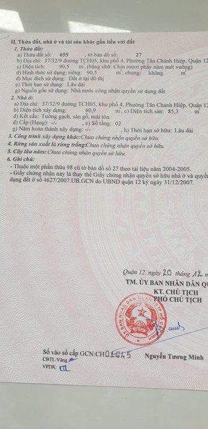 bán nhà 2 mặt tiền trung mỹ tây, q.12