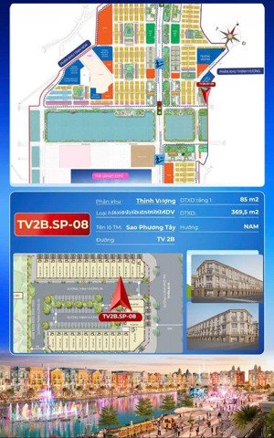 cặp căn giá tốt nhất phân khu sao phương tây 85m2, giá 15.6 tỷ