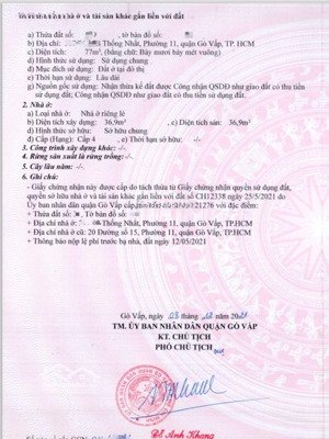 bán đất thống nhất 4,5x17 giá chỉ 6.5 tỷ