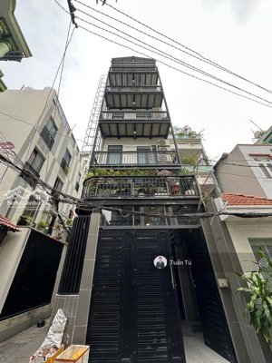 siêu lời bán tòa nhà chdv 6 tầng - khu cư xá phan đăng lưu - cho thuê 60 triệu/th, tăng 5%/2 năm