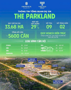 quỹ căn ngoại giao số 1 thị trường dự án the park land - imperia ocean park 2.