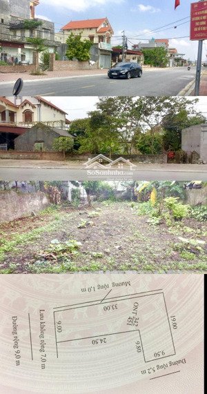 chính chủ bán lô đất 2 mặt đường 451m2 tại đồng lạc, chí linh, hải dương