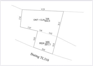 Bán đất mặt đường TL 310 gần nút giao IC5, Đạo Tú, Tam Dương