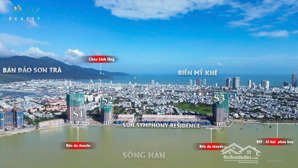 căn hộ 3pn mặt tiền sông hàn, trung tâm tp đà nẵng, giá bán chỉ 7 tỷ 469 - dt: 106,6m2