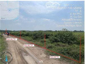 chính chủ cần bán gấp cụm 3 lô đất liền kề xã an phú, huyện củ chi