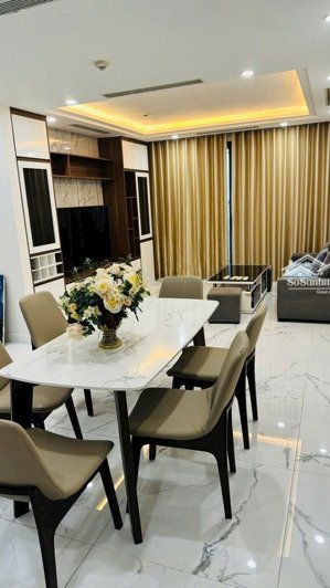 cho thuê chcc sunshine center - phạm hùng giá 17tr/th 120m2, 3pn, 2wc, nội thất đẹp lh 