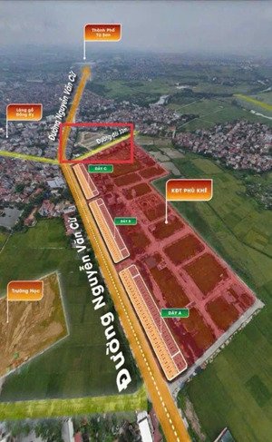 bán cặp góc và áp góc khu tam giác - kđt đại an - phù khê