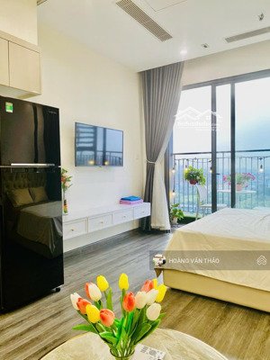 cho thuê căn studio nội thất đẹp, full đồ, view thoáng vào ở ngay tại the zenpark vinhomes ocean