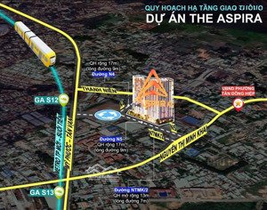 bán căn hộ 2pn, 2wc tại the aspira, nguyễn thị minh khai, dĩ an, bình dương, 2,5 tỷ