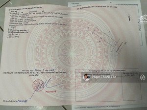 mặt tiền phong châu rộng 22m, hướng đông nam khu tđc đất lành