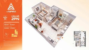 giỏ hàng độc quyền the aspira sau mở bán. chiếc khấu ngay 3%. hỗ trợ gốc 6 năm, lãi 30 tháng.