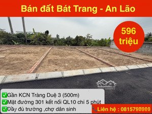 [đất nền f0 khu vực an lão gần kcn tràng duệ]