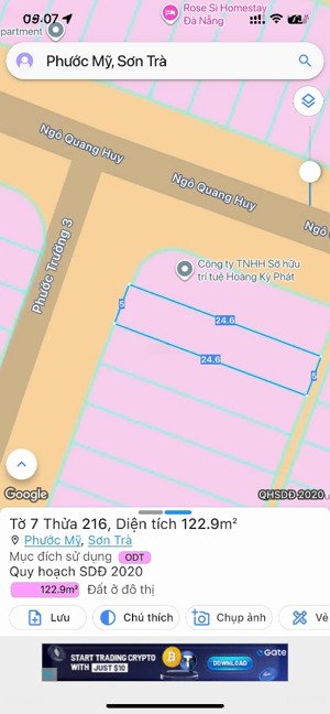 bán lô 119m2 đường phước trường 3 cách biển 200m kề góc thoáng đẹp giá tốt đầu tư