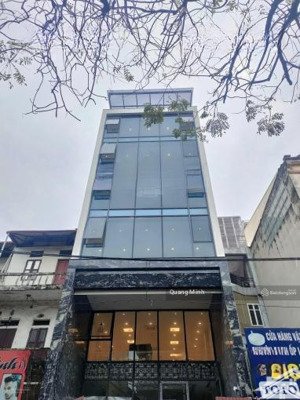 cho thuê tòa nhà xây mới tinh 5 tầng 21a phố nguyễn chánh. dt: 125m2 x 5t. mt: 6m. có thang máy