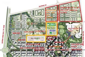 "hàng hiếm" bán lô đất nền nhà phố 175m2 phú thịnh 1 (swan park) đã có sổ hồng. lh 