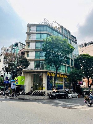 siêu vị trí bán toà nhà 2mt lý tự trọng và lê anh xuân quận 1 - hầm - 8 tầng - hđt 600tr - 120 tỷ