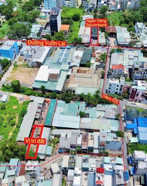 lô đất 5.8x27=160m2 full thổ cư. tại vườn lài, an phú đông. cần bán gấp 8.5 tỷ. đường rộng 6m