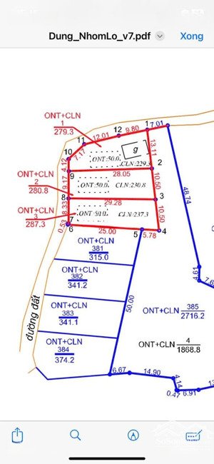 vài trăm triệu có lô đất sổ đỏ 287m2 có 50 ont mt 9m, view thoáng đường thông 2 mt cách hn 35km!
