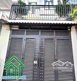 chỉ 5,35 tỷ nhà 3 tầng mới hẻm xe hơi 5m thông đất mới - (giáp tân phú) - 50m (4 x 13) 4 pn 3 wc