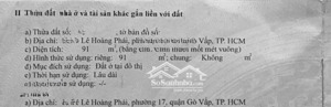 6.8 tỷ tl, 91m2. hxh 5m. bán nhà lê hoàng phái phường 17 gò vấp, gần lê đức thọ, nguyễn oanh