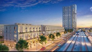 shophouse hoàng hôn thương phố định danh mua sắm sầm uất tại vin cổ loa