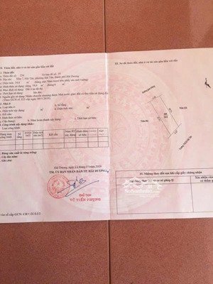 bán lô mặt đường chợ hải tân thành phố hải dương nay là phường tân hưng thành phố hải phòng