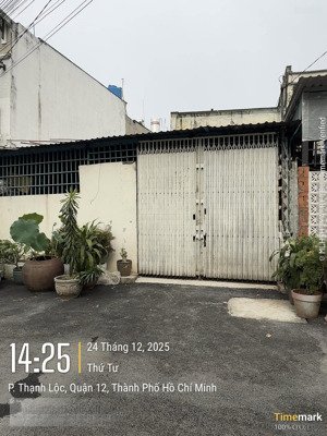 chỉ 41tr/m2-bán đất tặng nhà cấp 4-ngang khủng 7x23m(158m2)- hẻm nhựa 8m ngay thạnh lộc,q12- 6.5 tỷ