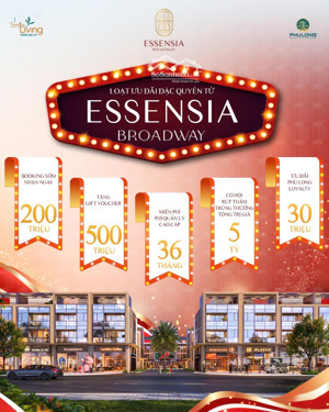 bán nhà phố essensia broadway mặt tiền nguyễn hữu thọ,cơ hội sở hữu những ưu đãi đặc biệt đến 999tr