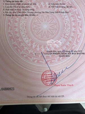 chủ cần bán lô đất đẹp tại vĩnh hiệp, nha trang - chỉ 2.320 tỷ