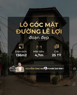 bán nhà 3 tầng lê lợi vị trí siêu thoáng, giờ này mà còn chê là còn tiếc