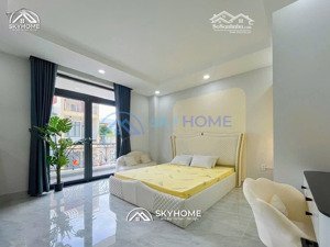 cho thuê căn hộ studio ban công 30m2 quận 1 gần bùi viện ngã 5 cống quỳnh đại học sư phạm