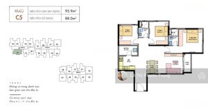 đúng giá đã vat 3,961 tỷ/ căn góc 3pn 95,9m2 tầng thấp giá tốt nhất rổ hàng, ngân hàng hỗ trợ 70%