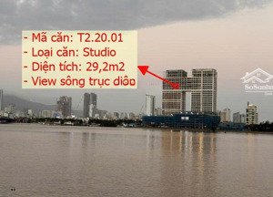 bán căn studio view sông sun ponte ngay cầu rồng đà nẵng - giá rẻ nhất tòa - tháng 1/2026 nhận nhà