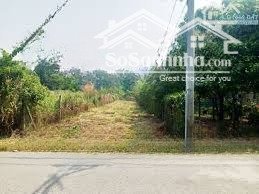 đất vườn hòa phú diện tích lớn, mặt tiền sông lu 2 thông thoáng