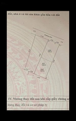 bán đất thuỷ xuân tiên s = 335m2